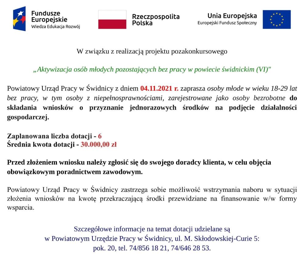 Zdjęcie galerii artykułu:  - Nabór wniosków na działalność gospodarczą dla osób do 29 roku życia.jpg