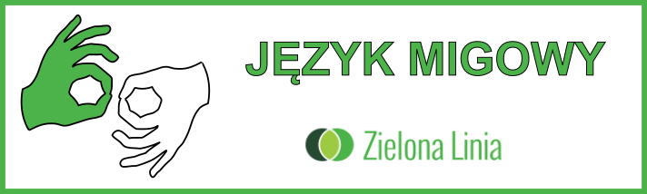 Baner - Język migowy